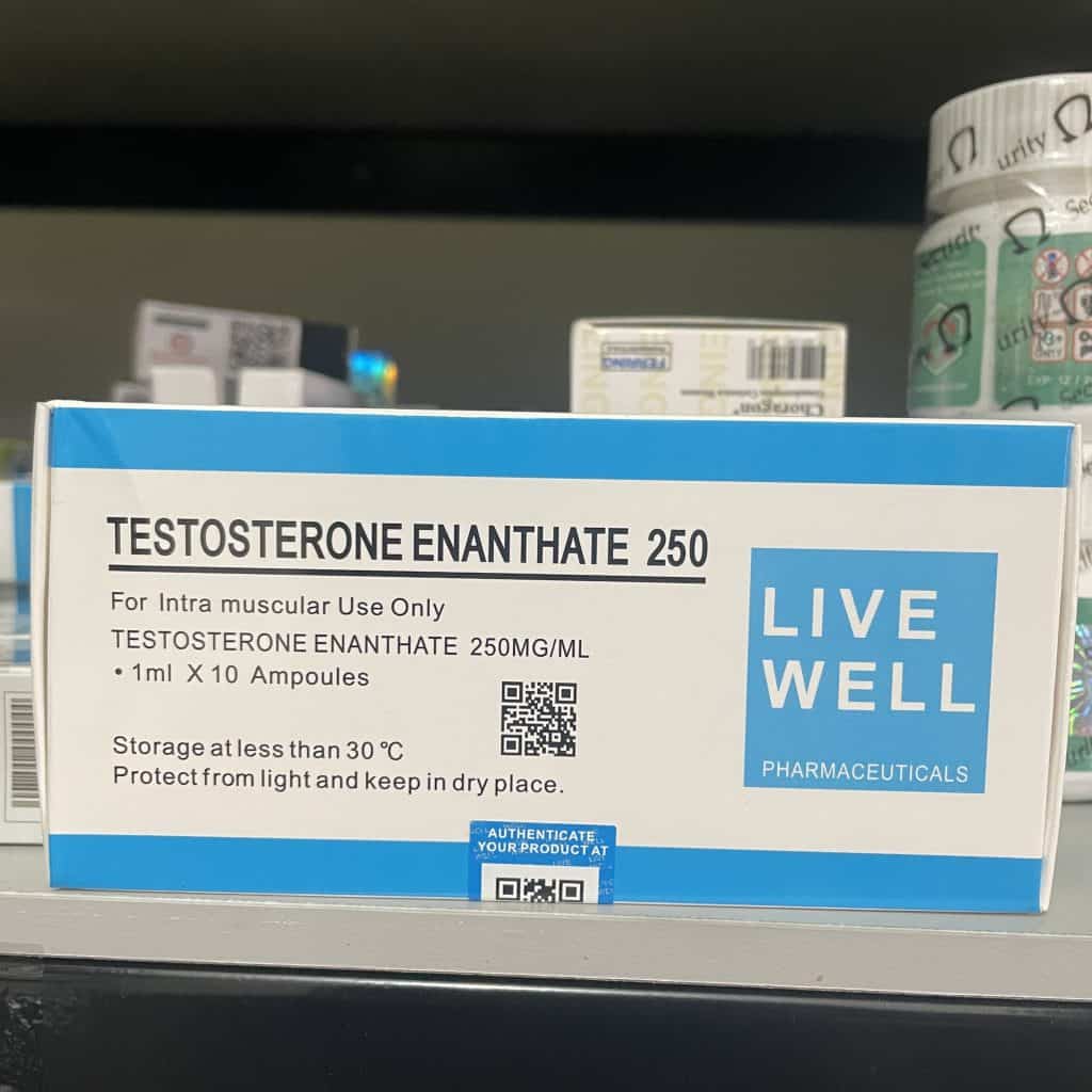 Testosterona Enantato Live Well Ampollas Costa Rica